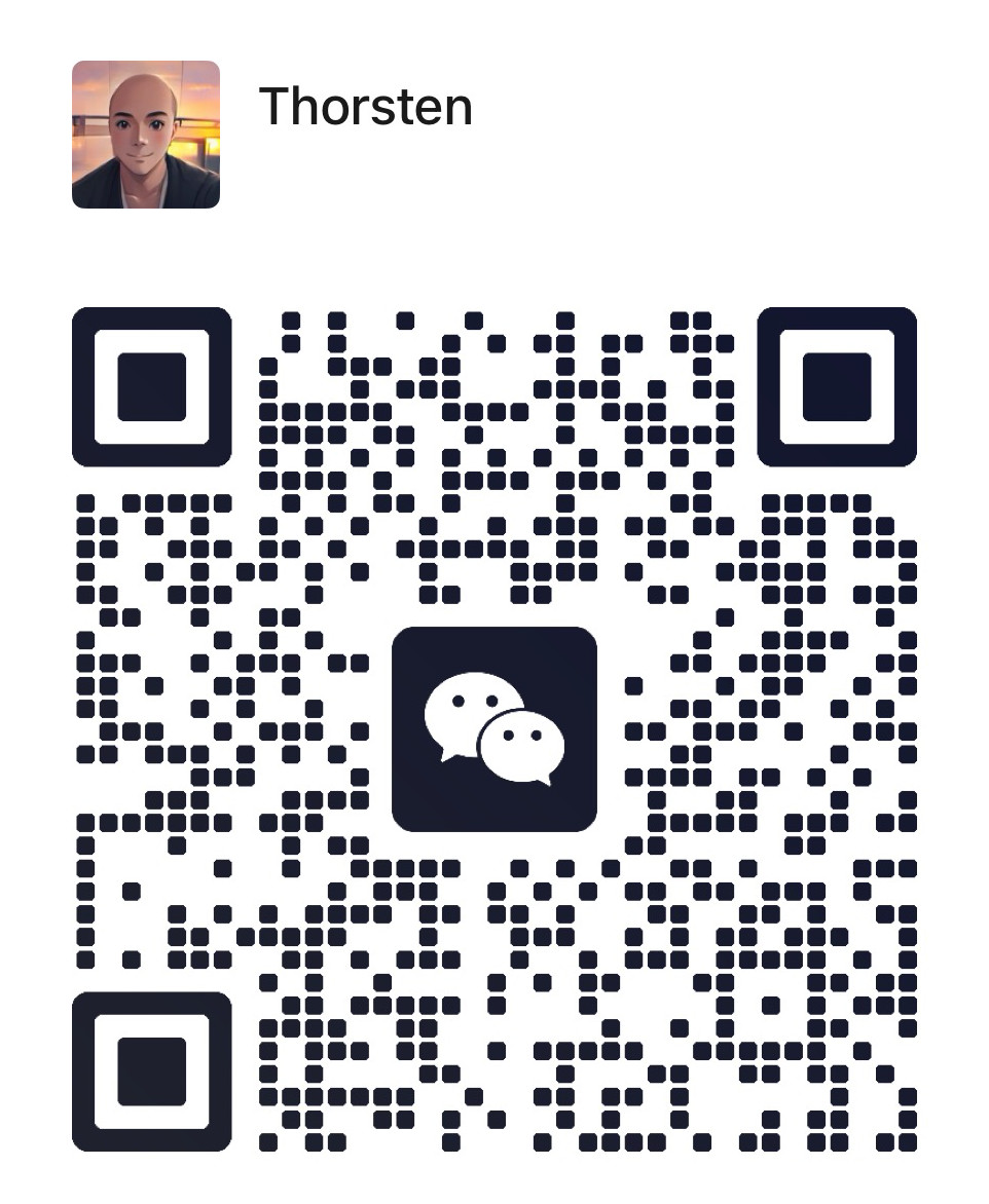 Thorsten's WeChat QR - Scan to add me